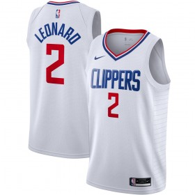 Män Los Angeles Clippers Tröja Kawhi Leonard 2 2020-2021 Nike Association Edition Swingman